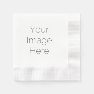 custom photo birthday party paper napkins