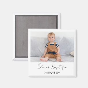 Custom Photo Birthday Party Personalized Family Magnet
