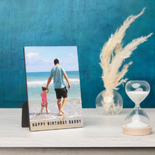 Custom Photo Birthday Personalize Easel Plaque