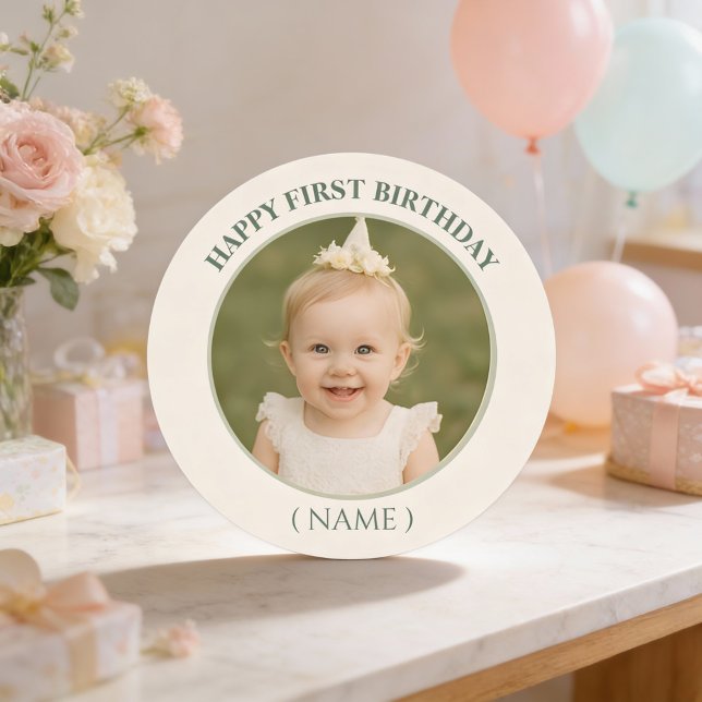 Custom Photo Birthday Sticker - Personalized Happy (Creator Uploaded)