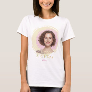 Custom Photo Birthday T-Shirt | Personalized Birth