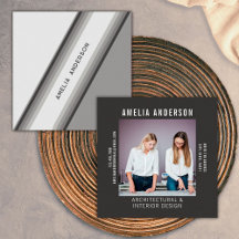 Custom Photo Black & White Retro Stripe 70s, 80s