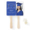 Custom Photo Blue White Gold Graduation