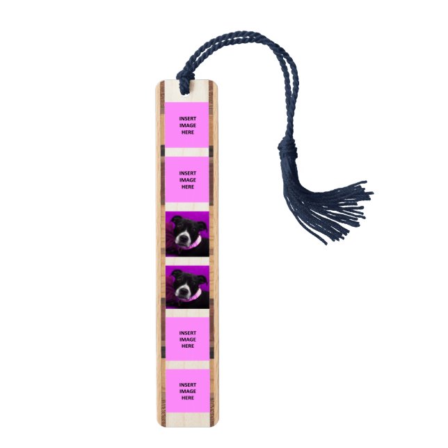 Custom Photo Bookmark Template Create Your Own (Front)