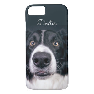 Custom Photo Border Collie Dog Face iPhone 8/7 Case