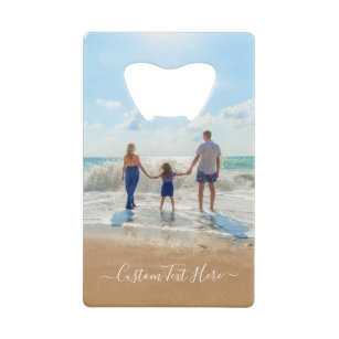 Custom Photo Bottle Opener Your Photos and Text