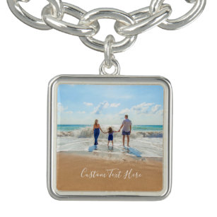 Custom Photo Bracelet Gift Your Photos and Text