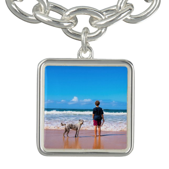Custom Photo Bracelet with Your Own Design Gift (Design)
