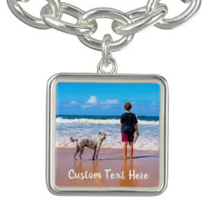 Custom Photo Bracelet Your Photos and Text