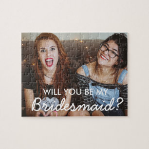 Custom Photo Bridesmaid Proposal Puzzle Gift