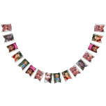 CUSTOM PHOTO BUNTING BIRTHDAY PARTY BANNER