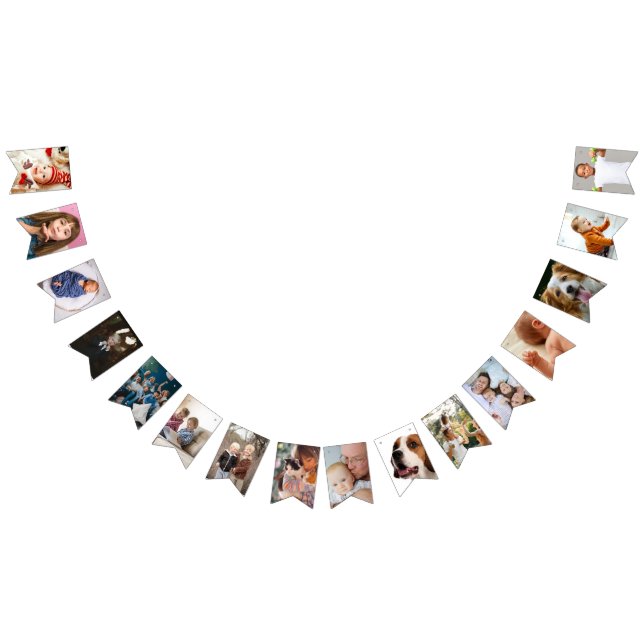 Custom Photo Bunting Flags (All)