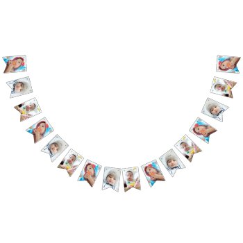 Custom Photo Bunting Flags by chingchingstudio at Zazzle