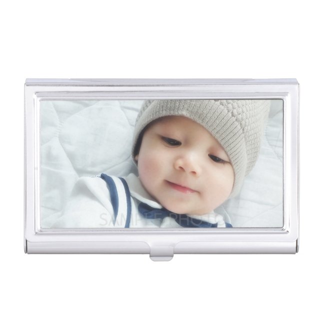 Custom Photo Business Card Case (Front)