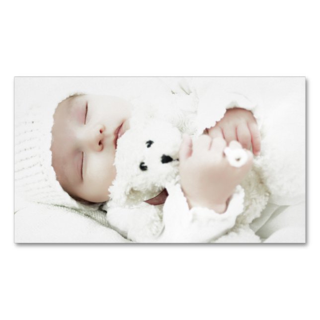 Custom Photo Business Card Magnet (Front)