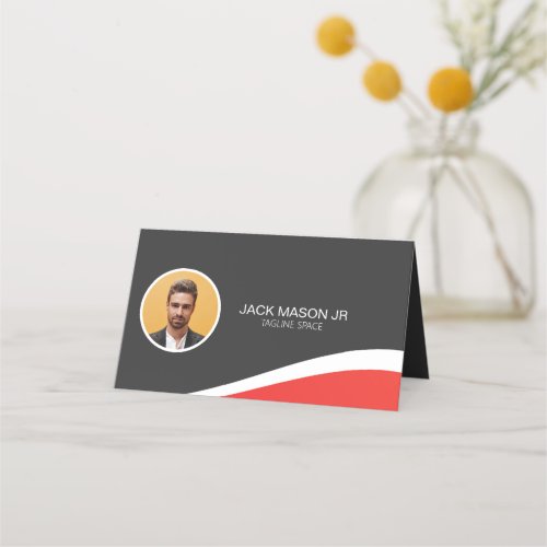 Custom Photo Business Folded Loyalty Card