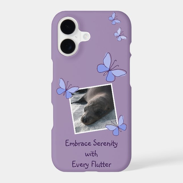 Custom Photo Butterfly Flutter Samsung Galaxy Case (Back)