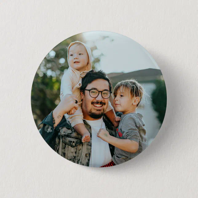 Custom Photo Button | Zazzle