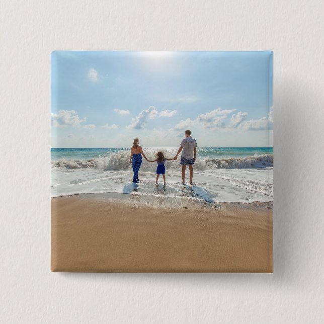 Custom Photo  Button (Front)