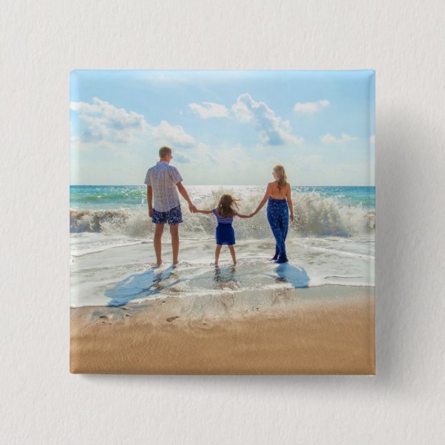 Custom Photo Button with Your Favorite Photos (Front)