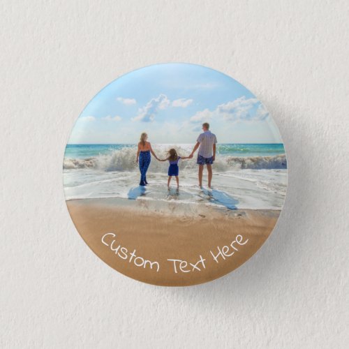 Custom Photo Button with Your Photos and Text