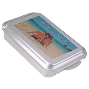 Custom Photo Cake Pan Gift Personalized Text Name