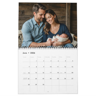 Custom Photo Calendar – Full-Page Monthly Photos,