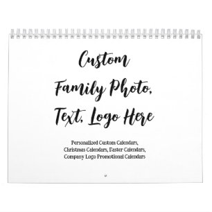 Custom Photo Calendar - Personalized Family Gift