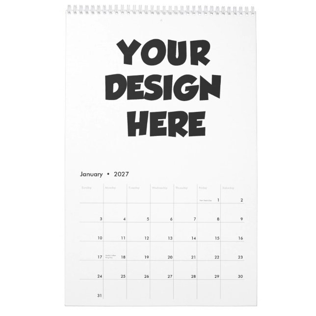 Custom Photo Calendar – Personalized Family Gift (Jan 2027)