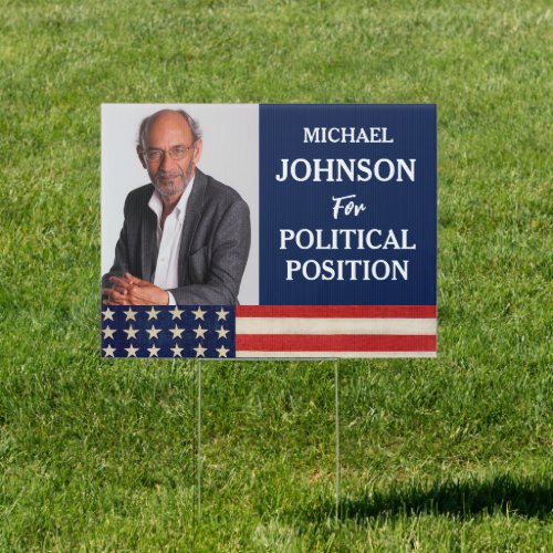 Custom Photo Campaign Political Lawn Yard  Sign