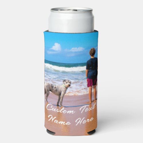 Custom Photo Can Cooler Your Photos and Text