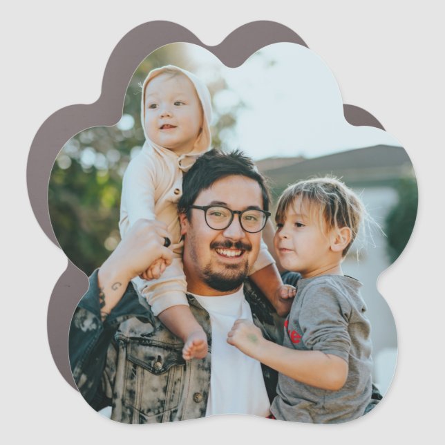 Custom Photo Car Magnet (Front)