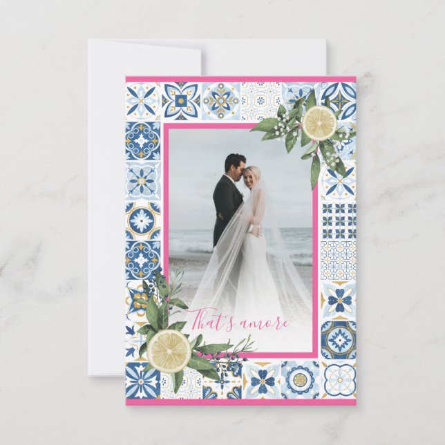 Custom Photo Card for Susan - That's Amore V2 (Front)