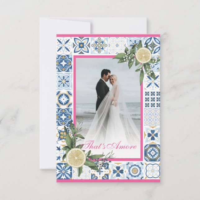 Custom Photo Card for Susan - That's Amore V4 (Front)