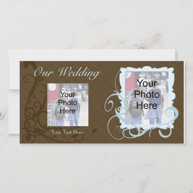 Custom Photo Card, Wedding Family or Other Announcement (Front)