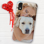 Custom Photo iPhone XR Case<br><div class="desc">Now you can carry your best friend with you wherever you go with this custom dog pet photo iPhone case . This photo with personalized name design is trendy, elegant, cool and cute. Customize with your favorite dog photo, cat photo, or any pet with paws ! Add name to personalize....</div>