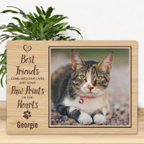 Custom Photo Cat Pet Memorial Plaque