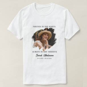Custom Photo Celebration of Life Shirt Name