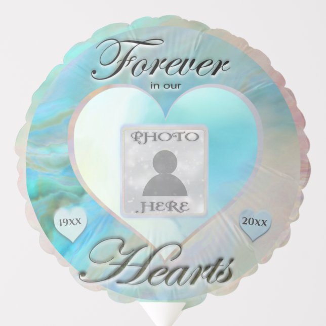 Custom Photo Celebration of Lifel Balloon (Front)