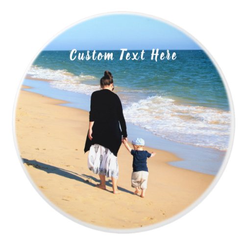 Custom Photo Ceramic Knob Your Photos and Text