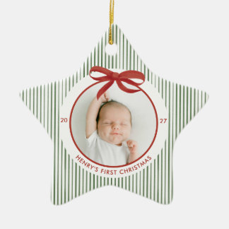Custom Photo Ceramic Ornament