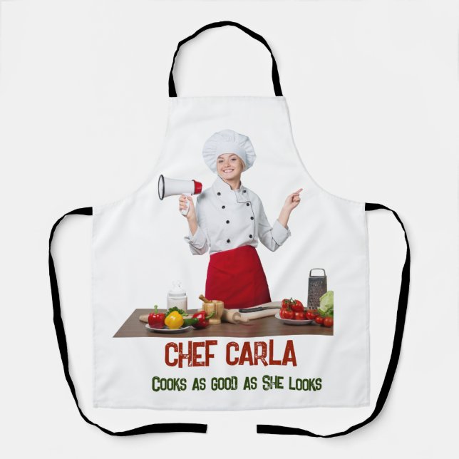 Custom Photo Chef  Apron (Front)