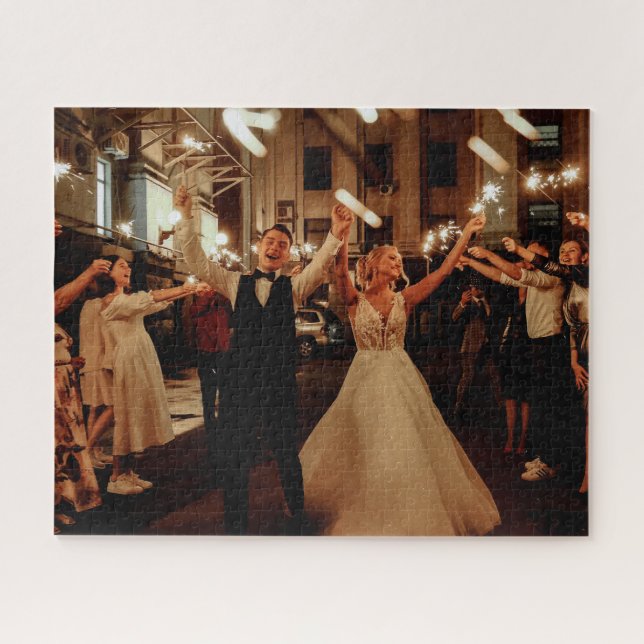 Custom Photo Christmas Jigsaw Puzzle (Horizontal)