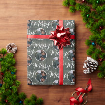Custom Photo Christmas Merry Christmas | Plaid