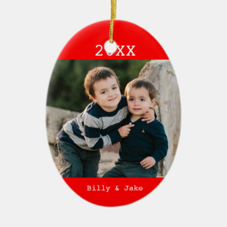 Custom Photo Christmas Ornament