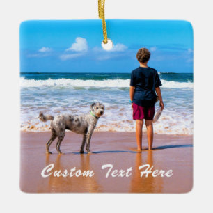 Custom Photo Christmas Ornament Your Pets Photos
