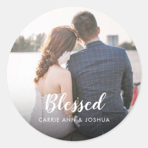 Custom Photo Classic Round Sticker