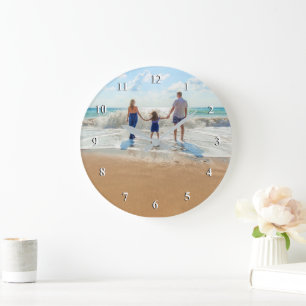 Custom Photo Clock with Your Photo Design