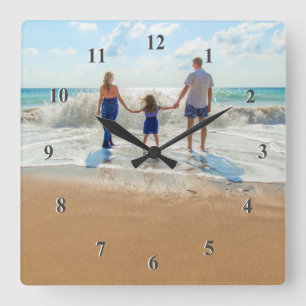 Custom Photo Clock Your Own Design Personalized