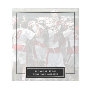 Custom Photo Coach  Notepad, Full Photo   Faded Notepad